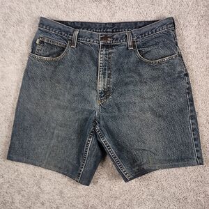 Vintage L.L. Bean Men's Double L Natural Fit Denim Shorts Size 36 Cotton